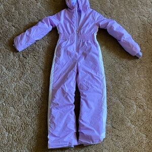 Lilac Hooded Snowsuit
